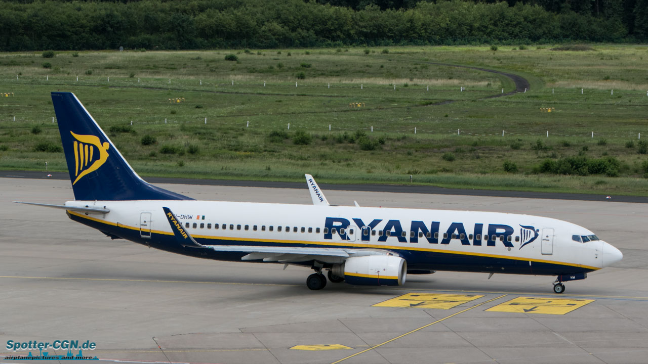 EI-DHW Ryanair Boeing 737-8AS(WL)