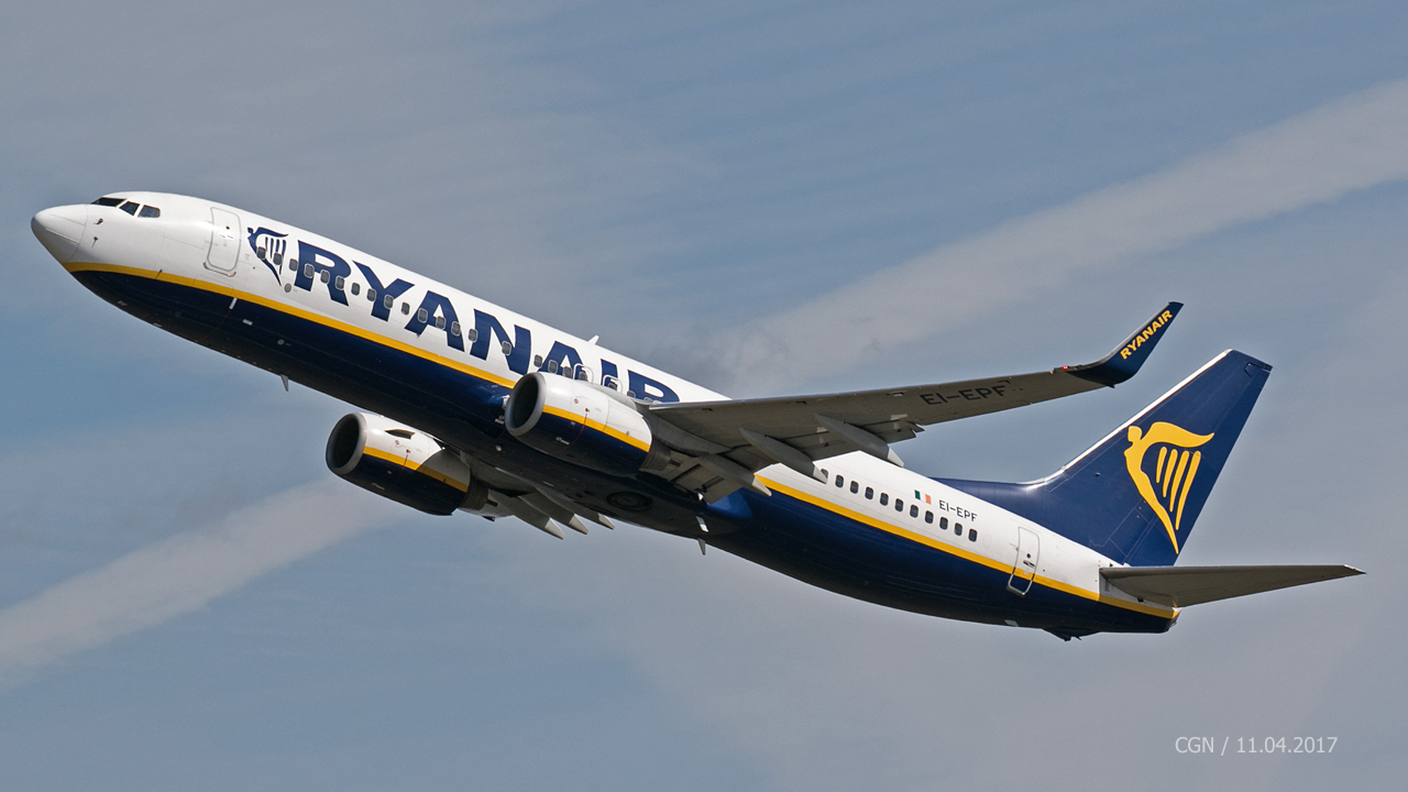 EI-EPF Ryanair Boeing 737-8AS(WL)
