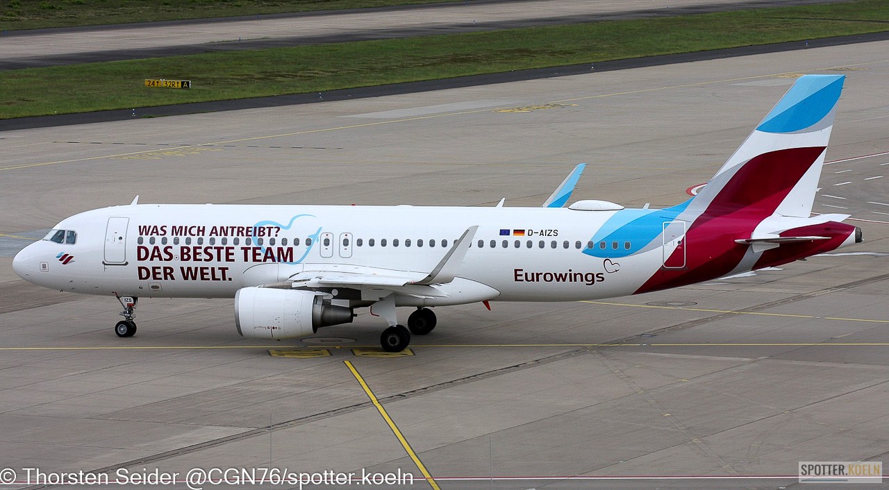 Eurowings A320-200W D-AIZS 