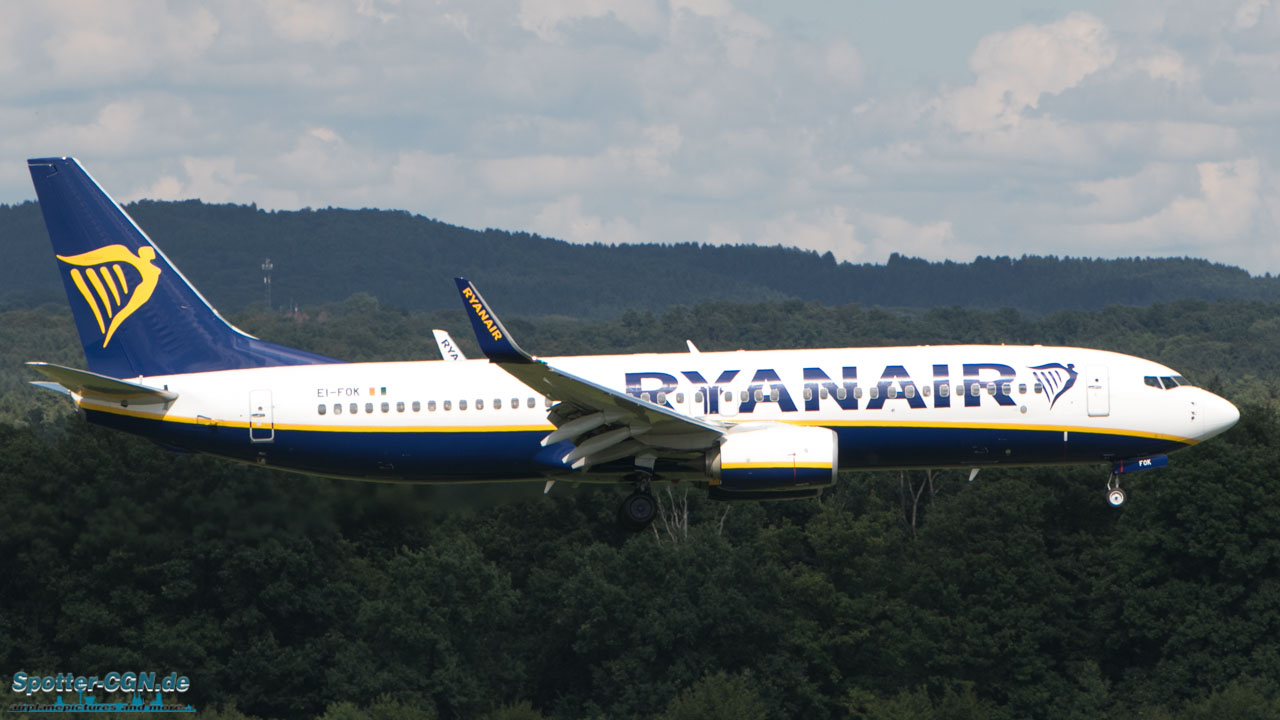EI-FDK Ryanair Boeing 737-8AS(WL)