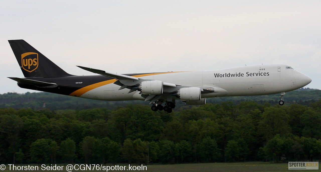 UPS 747-800 N615UP 