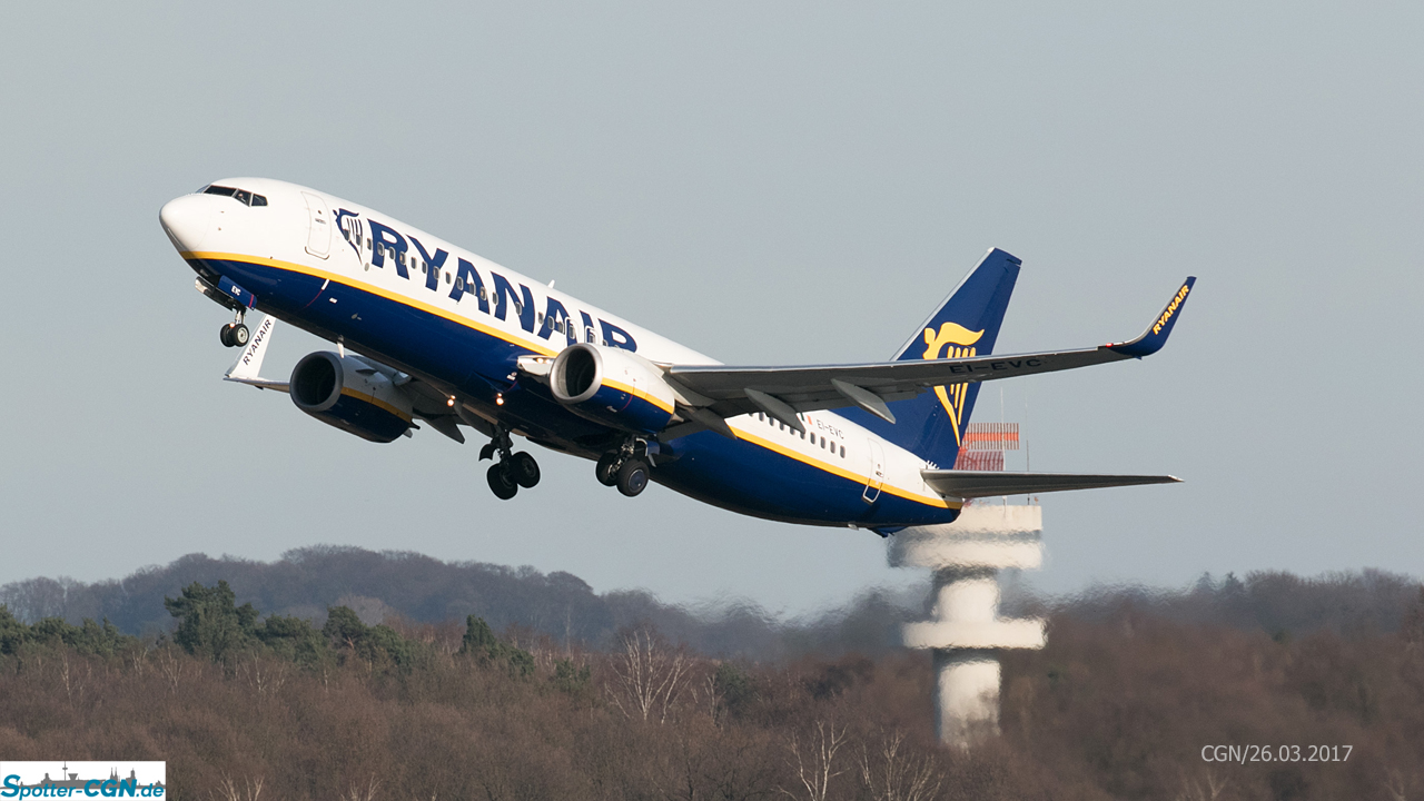 EI-EVC Ryanair Boeing 737-8AS(WL)