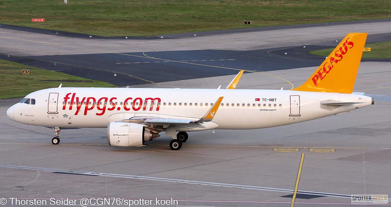 Pegasus Airlines A320-200NEO TC-NBT 