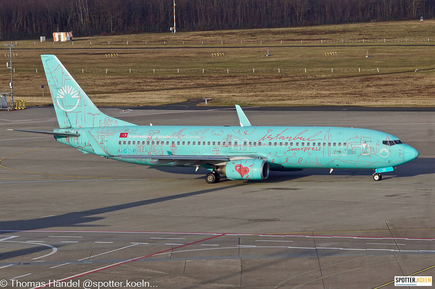 SunExpress TC-SOZ Boeing 737-8HX 