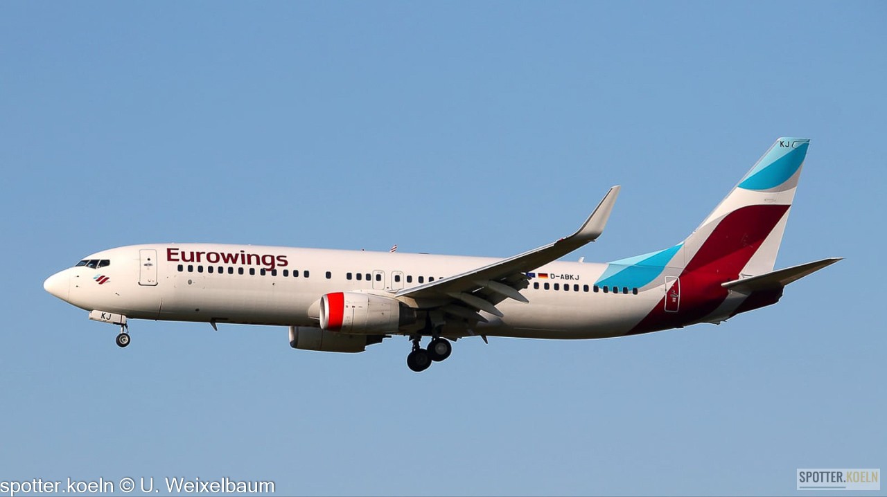 Eurowings op by TUIflyD-ABKJ Boeing 737-86JWL 