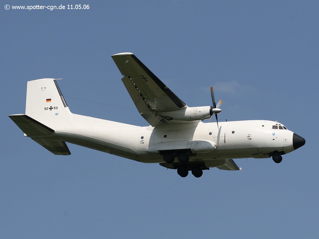 50+50 Luftwaffe (German Air Force) Transall C-160D