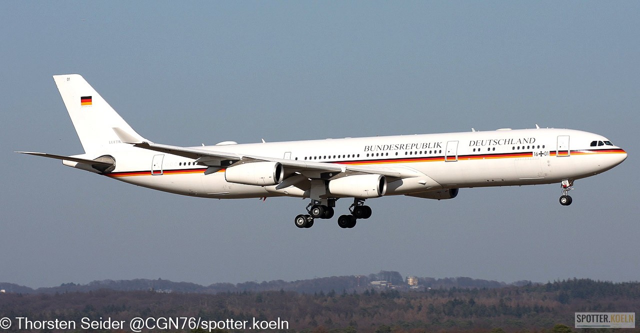 16+01 German Air Force A340-300 
