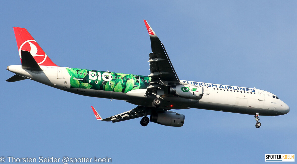 Turkish Airlines BIO Fuel TC-JSU A321-231 