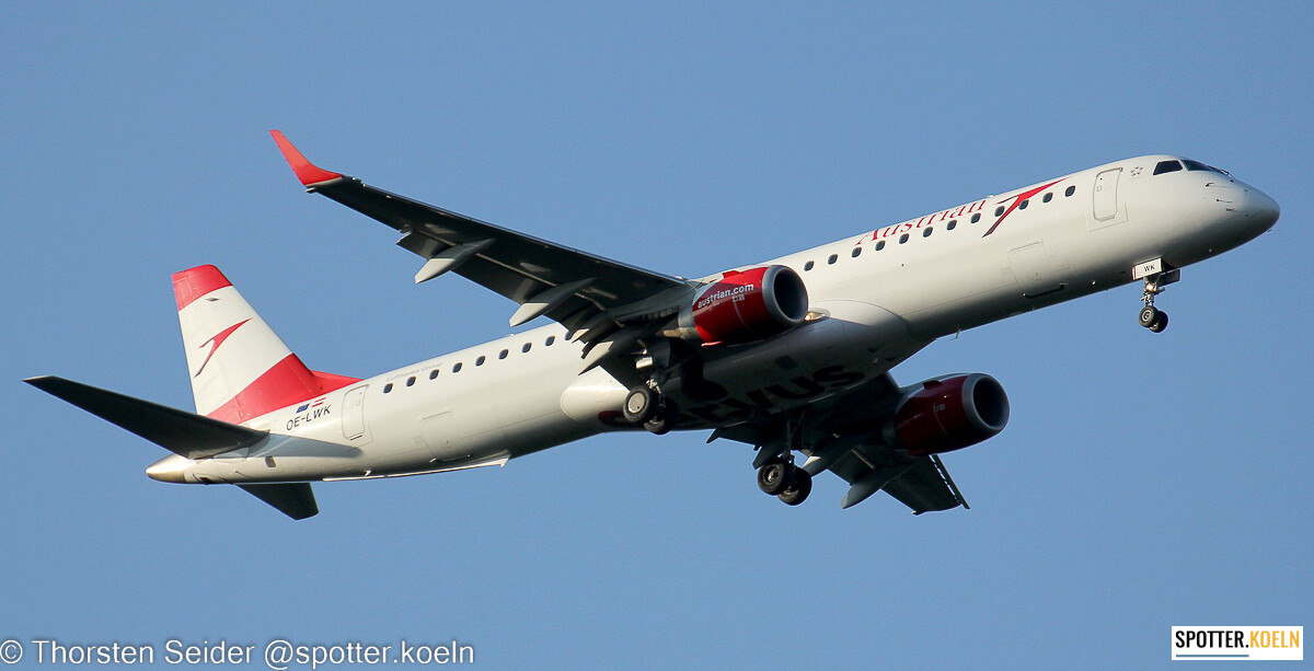 Austrian Airlines ERJ-195LR OE-LWK
