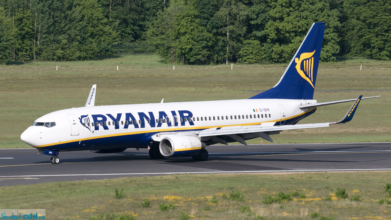 EI-DHX Ryanair Boeing 737-8AS(WL)