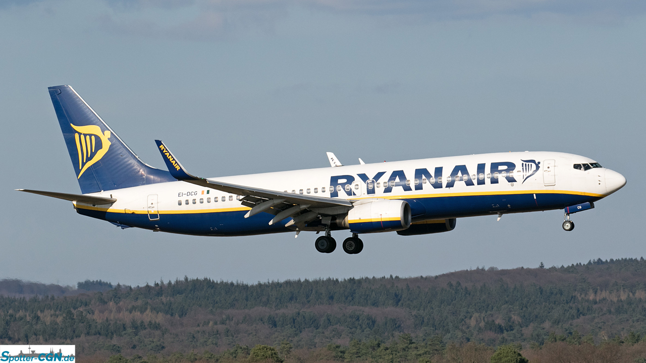 EI-DCG Ryanair Boeing 737-8AS(WL)