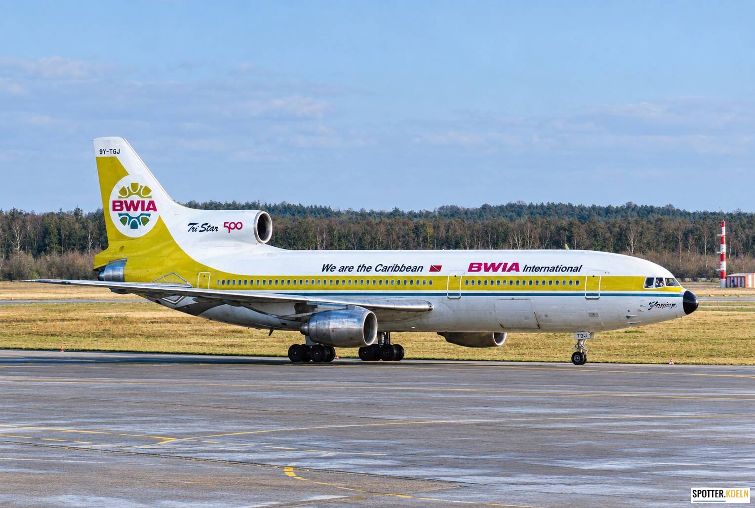 BWIA 9Y-TGJ L-1011-500 TriStar 